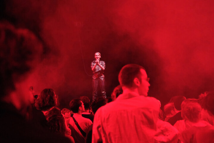 Dancer Ivana Jozic performs on stage. 